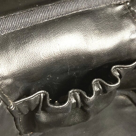 CHANEL A01998 CC CC Mark logo Bag Vanity Bag Vertical Hand Bag - Picture 5 of 16